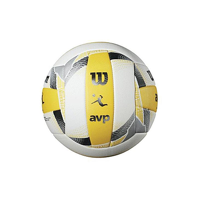WILSON  AVP II REPLICA BEACH WHITE/YELLOW VOLLEY BALL