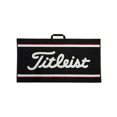 TITLEIST STAFF TOWEL BLACK W/ RED