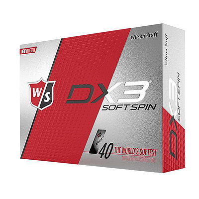 WILSON STAFF DX3 SOFT SPIN GOLF BALLS 12 PACK