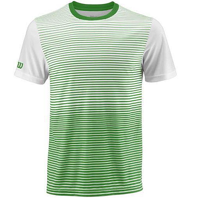 WILSON BOYS TEAM STRIPED CREW A TOUCAN/WHT