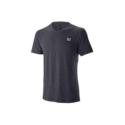 WILSON M TRAINING V-NECK TEE EBONY