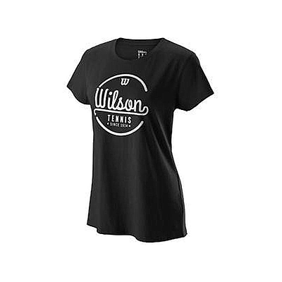 WILSON W LINEAGE TECH TEE BLK/WHT
