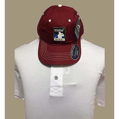 AHEAD LIGHT WEIGHT COTTON CAP CRIMSON/WHITE