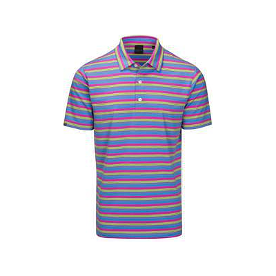 DUNNING CULLEN JERSEY GOLF SHIRT TULIP/MOAB/CORN