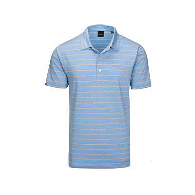 DUNNING COMRIE JERSEY GOLF SHIRT MOAB HEATHER/SUN