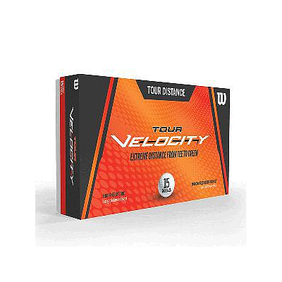 WILSON STAFF TOUR VELOCITY DISTANCE 15-BALL WHITE