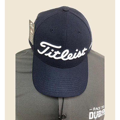 NAVY TITLEIST TOUR ELITE CAP WITH R2D LOGO
