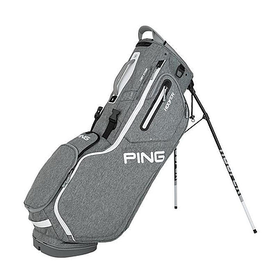 PING HOOFER  201 D STRP CARRY BAG HEATHER GREY/WHITE