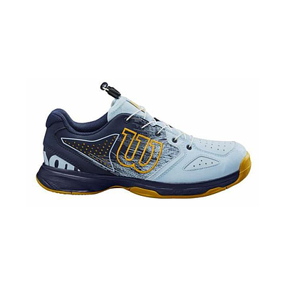WILSON S/KAOS JUNIOR QL WH/PEARL BLU/BK 