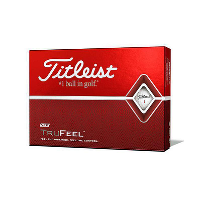 TITLEIST TRUFEEL WHITE GOLF BALLS