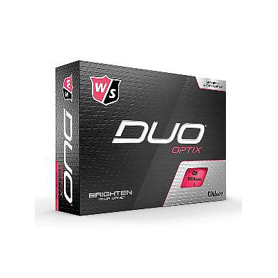 WILSON STAFF DUO OPTIX PINK GOLF BALLS