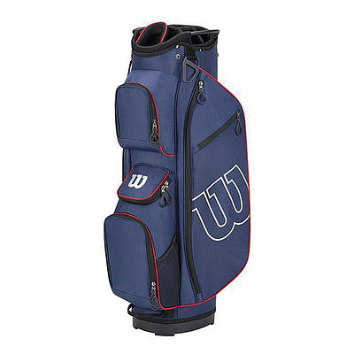 WILSON STAFF PRO STAFF CART BAG NAVY/RED