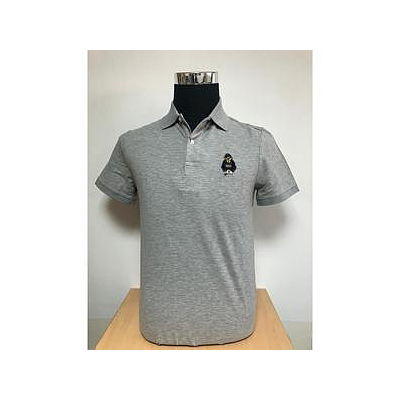 RALPH LAUREN SSKC PF BEAR-SHORT SLEEVE-KNIT LT GREY HEATHER