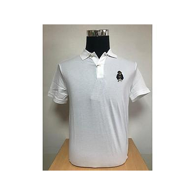 RALPH LAUREN SSKC PF BEAR-SHORT SLEEVE-KNIT WHITE
