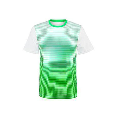 WILSON M TEAM STRIPED CREW A TOUCAN/WHT