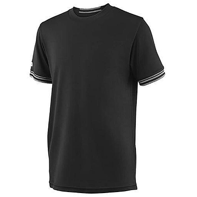 WILSON BOYS TEAM SOLID CREW BLACK