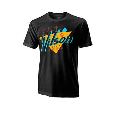 WILSON M NOSTALGIA TECH TEE BLACK