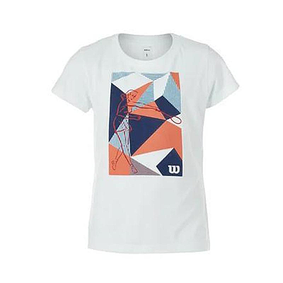 WILSON S/G PRISM PLAY TECH TEE WHITE