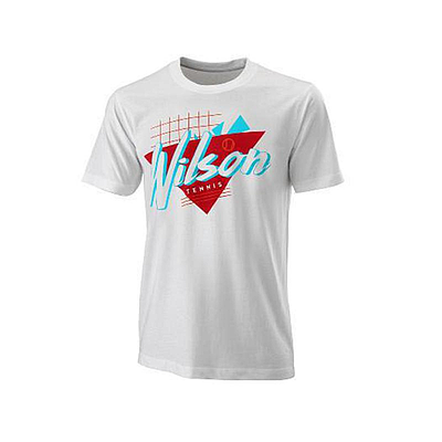 WILSON S/M NOSTALGIA TECH TEE WH