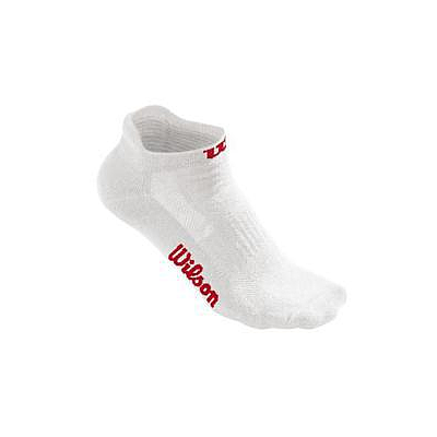 Wilson W Wht No Show Sock 3pr/pack-