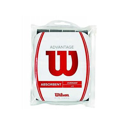 WILSON ZIP BLK OVERGRIP BLK 12PCS-
