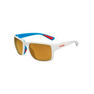 BOLLE SLATE MATTE WHITE POLOARIZED BRWON GOLD