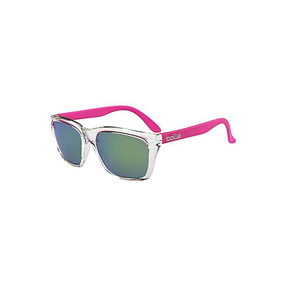 BOLLE 527 SHINY CRSTL/PINK TEMPLES BWN EMRD