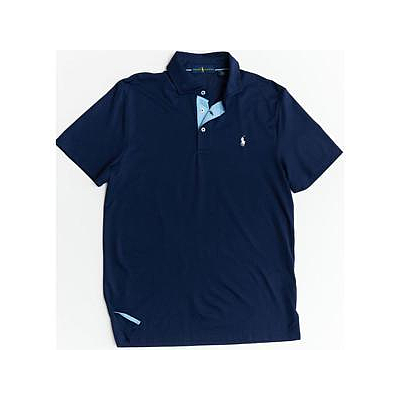 RALPH LAUREN SS CS PF SPP-SHORT SLEEVE-KNIT FRENCH NAVY