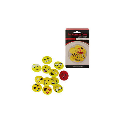 BF 12EMOJI PLASTIC BALL MARKERS