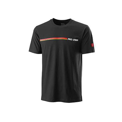 WILSON S/M PRO STAFF TECH TEE BK