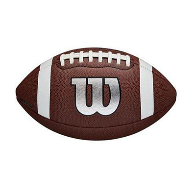 WILSON NFL LEGEND FB BL/SL W LOGO OFF BULK DEF-