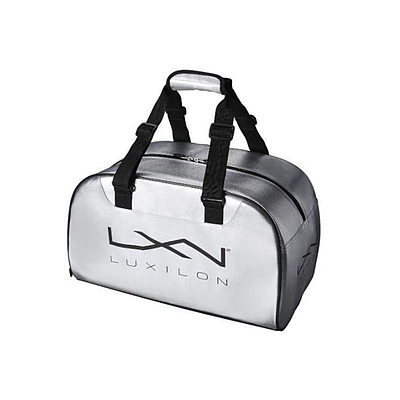 WILSON LUXILON DUFFEL BAG SILVER/BLACK-