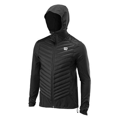 WILSON S/M HYBRID HOODED JACKET BK