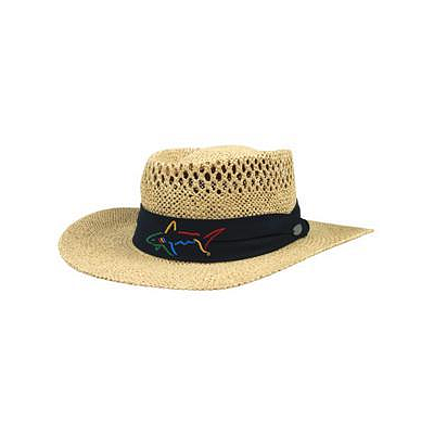 GREG NORMAN STRAW HAT NATURAL-