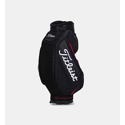 TITLEIST JET BLK COLLECTION MID SIZE BAG-