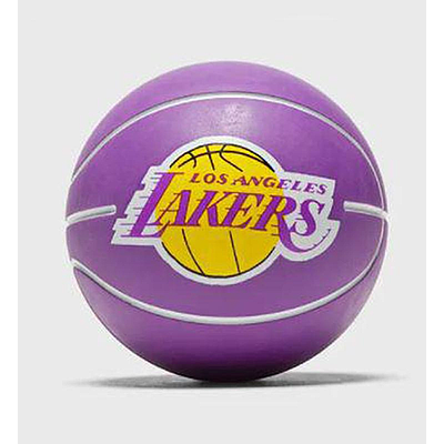 WILSON NBA DRIBBLER BSKT LA LAKERS SILVER-