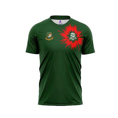 ICC WC T20 ROUND NECK TSHIRT FAN JERSEY BANGLADESH