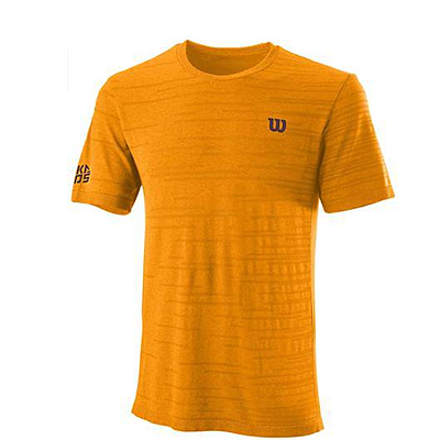 WILSON S/ M KAOS RAPIDE SMLS CREW KOI ORANGE